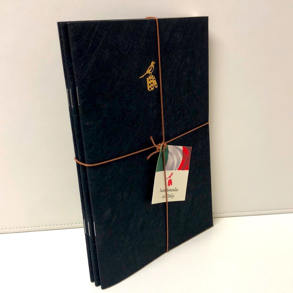 Bieffe 3 Italian Handmade Notebook ( Set of 3)